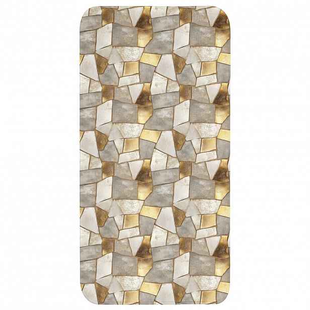 OnlyWow KOUPELNOVÁ PŘEDLOŽKA Mozaika - Mramor - Zlato 60x120 cm