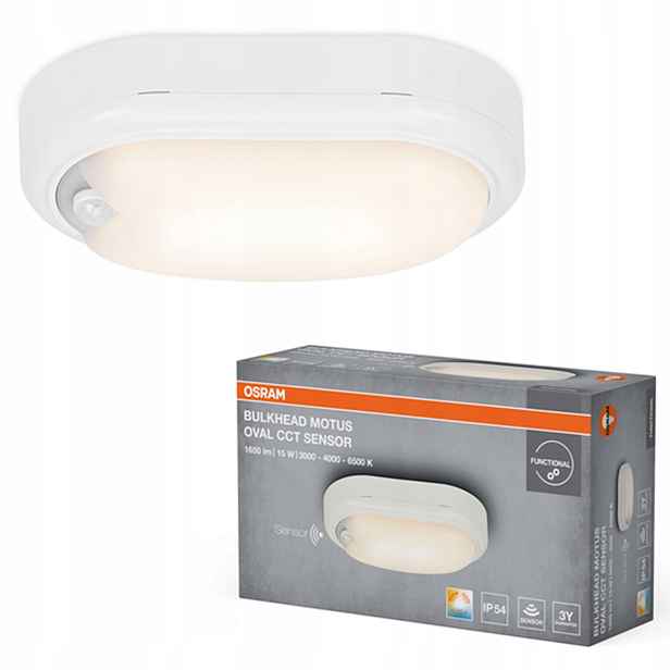Kanálová lampa Stropní Svítidlo Led 15W 1200lm Cct IP54 IK06 Osram