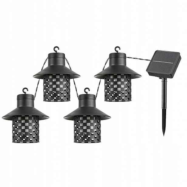 Dekorativní venkovní solární závěsné Led svítidlo 0,06W Ximpu 77003 Rabalux