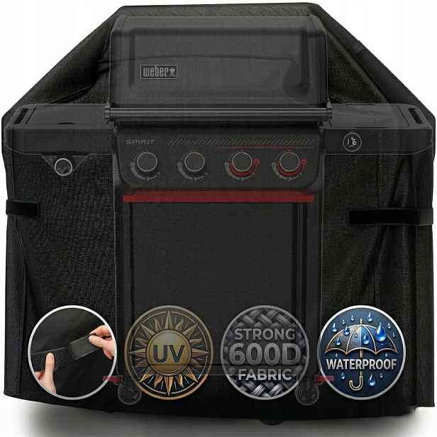 Prémiový obal pro Weber Spirit EPX-435: voděodolný, Uv ochrana