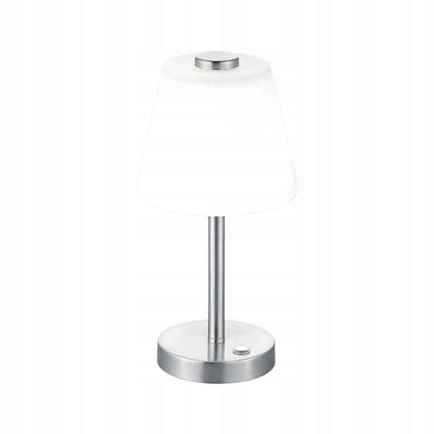 Stolní lampa s tienidlem Emerald stříbrná Trio
