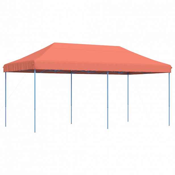 vidaXL Skládací party stan pop-up terakota 580 x 292 x 315 cm