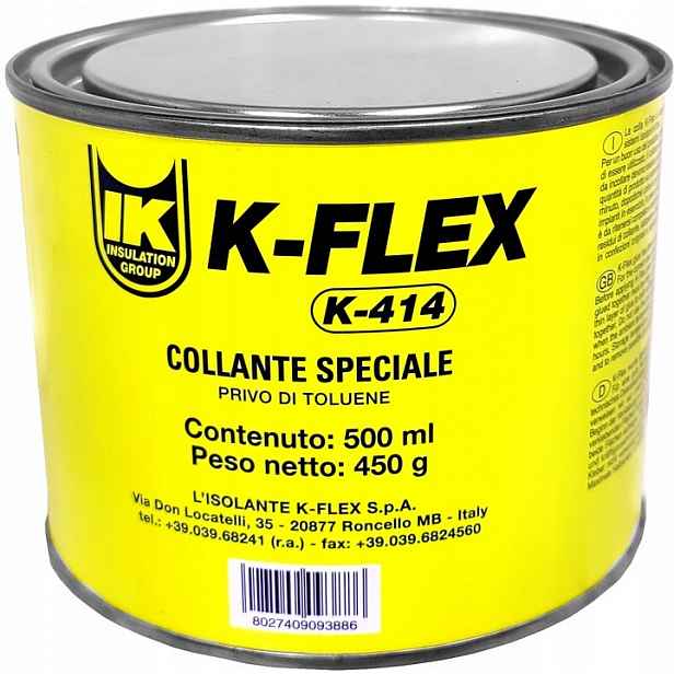 Izolační lepidlo 0,5 L K-flex montážní lepidlo pro kaučukový obal