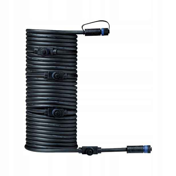 Kabel Paulmann Plug & Shine 939.31, 1v-7out IP68 15 m černý