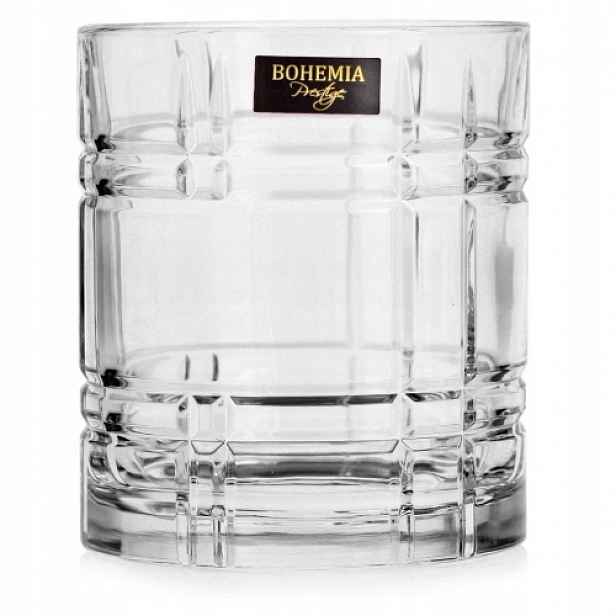 Křišťálové exkluzivní sklenice na whisky Bohemia Sempre 340 ml 6 ks