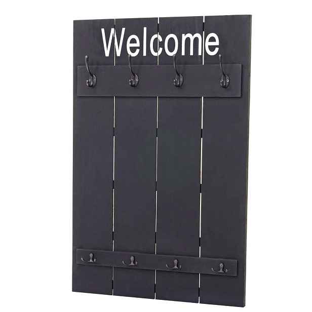 MCW NÁSTĚNNÁ SKŘÍŇ WELCOME SHABBY Šedá