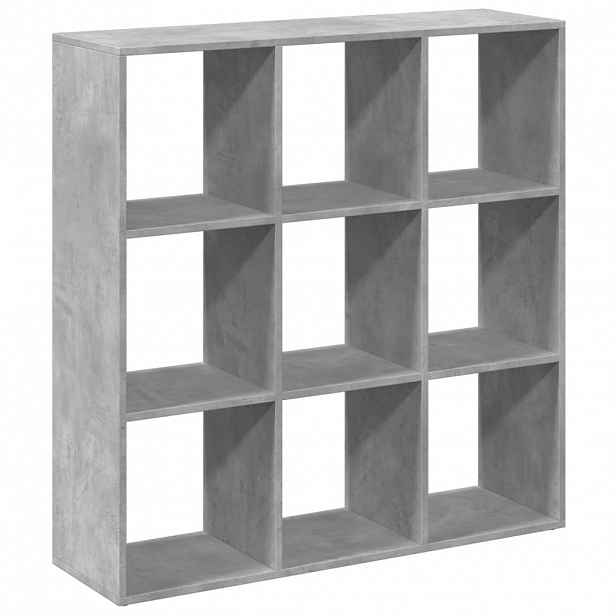 vidaXL Knihovna/dělící stěna betonově šedá 102x29x103,5 cm kompozit
