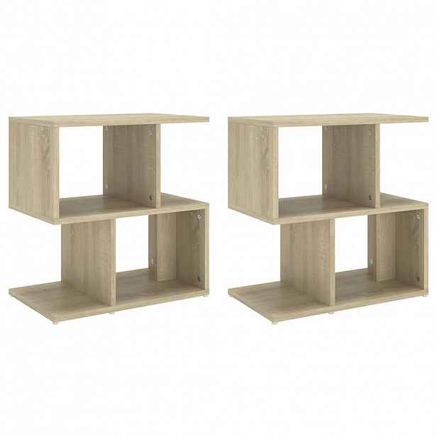 vidaXL Noční stolky 2 ks dub sonoma 50 x 30 x 51,5 cm kompozitní dřevo