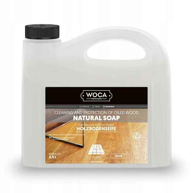 Woca Mýdlo na podlahy Natural Soap White 2,5 l