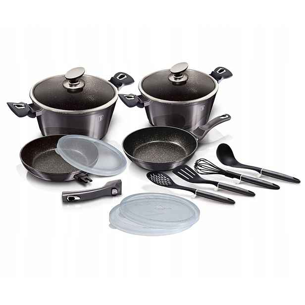 Berlinger Sada Hrnců Haus Carbon Pro Aluminiové 13 Dílů BH-7059