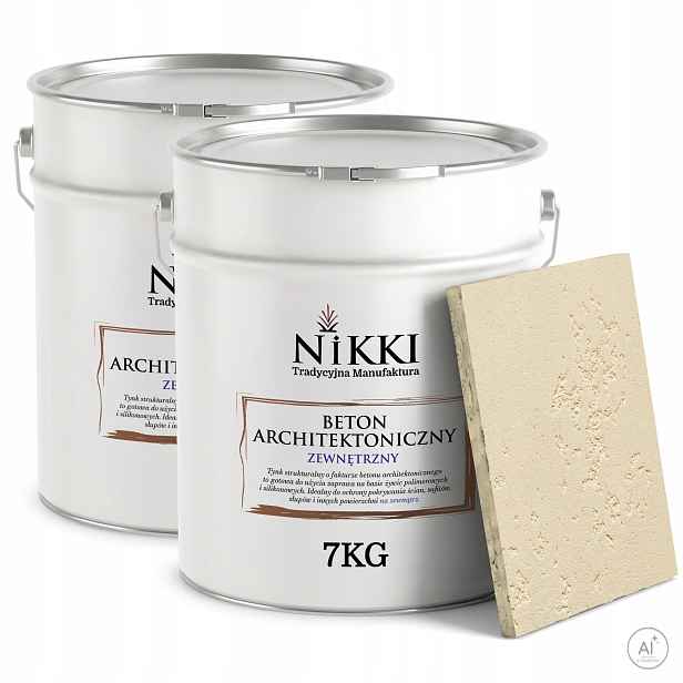 Fasádní omítka s architektonickou strukturou Betonu 2 x 7 kg Béžová Světlá