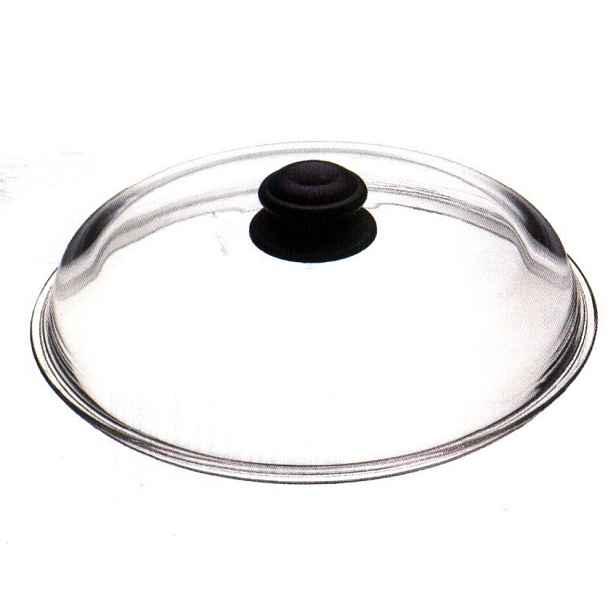 poklice d32cm sklo, vč.plast. úchytu do 250°C, vhodné na BAF
