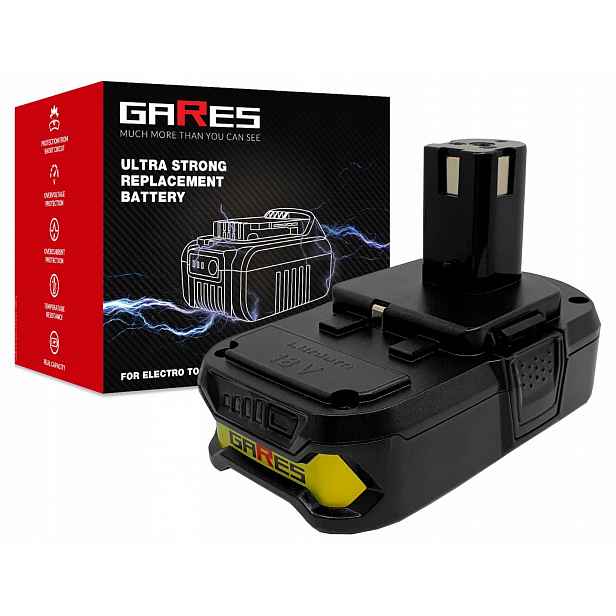 Akumulátor Gares pro Ryobi RC18150U RRS1801 System One+ 18V 2,5Ah