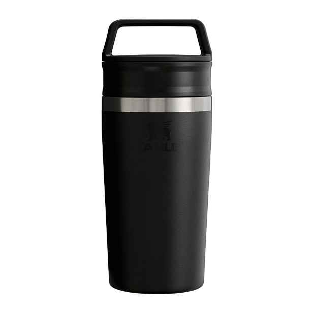 Černý termo hrnek z nerezové oceli 350 ml Café-To-Go Travel Mug Black 2.0 – Stanley