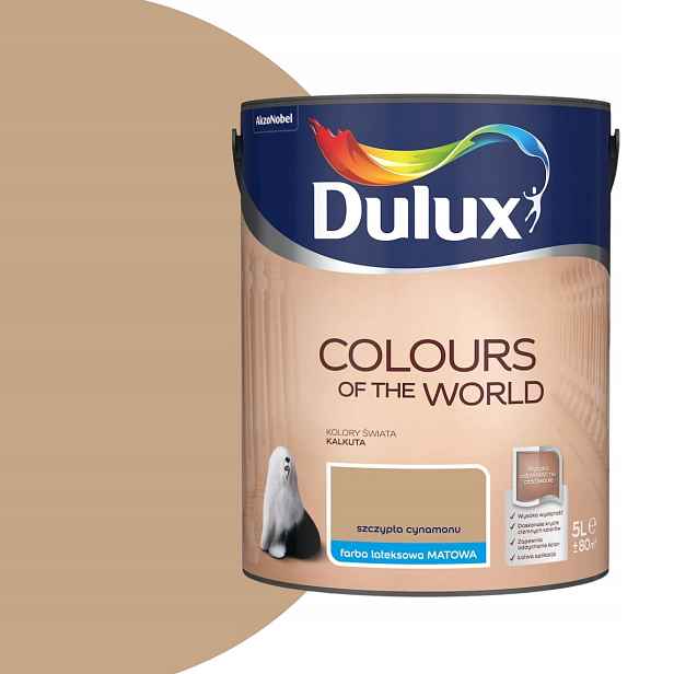 Dulux Barva Barvy světa 5L Špetka skořice