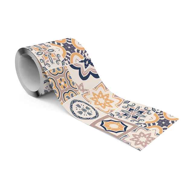 Muralo BORDURA Samolepicí Marocké DLAŽDICE Ornamenty Mozaika