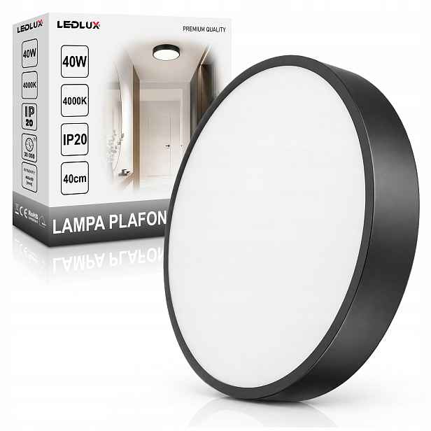 Stropní Svítidlo stropní svítidlo přisazené, kulaté, 40W, 4000K