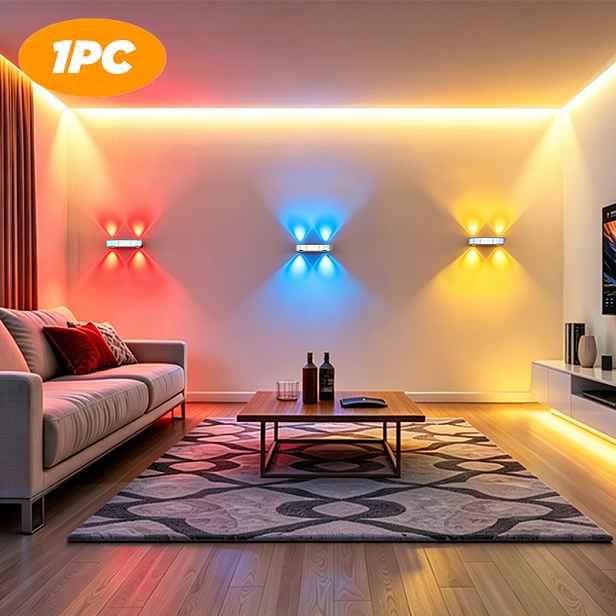 TEMU Magnetické LED světlo s pohybovým senzorem, USB dobíjecí, nástěnná světla, automatické zapínání/vypínání, jemný svit pro ložnici, chodbu,