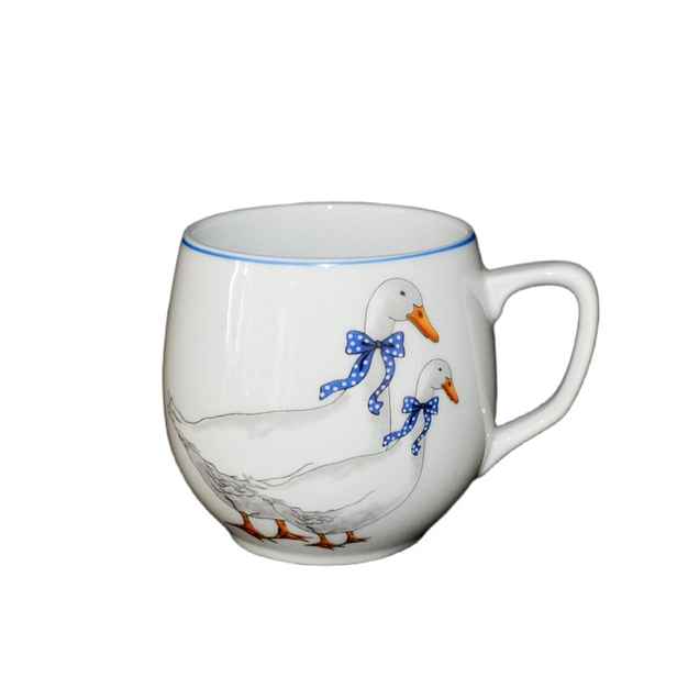 hrnek 300ml BAŇÁK-HUSY U666, čes.porcelán