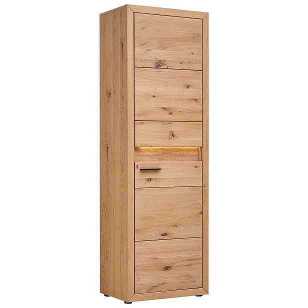 Linea Natura SKŘÍŇ NA ODĚV, barvy dubu, sukový dub, 63,8/199/40 cm