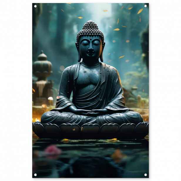 OnlyWow ZAHRADNÍ PLAKÁT Buddha - Socha - Buddha - Zen - Umění - Buddha 80x120 cm