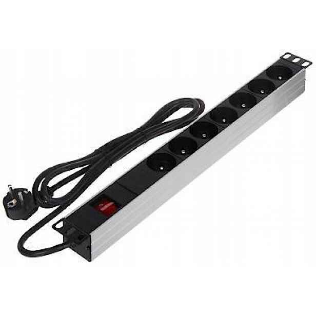 Zásuvková lišta 7 zásuvek PD-7/RACK