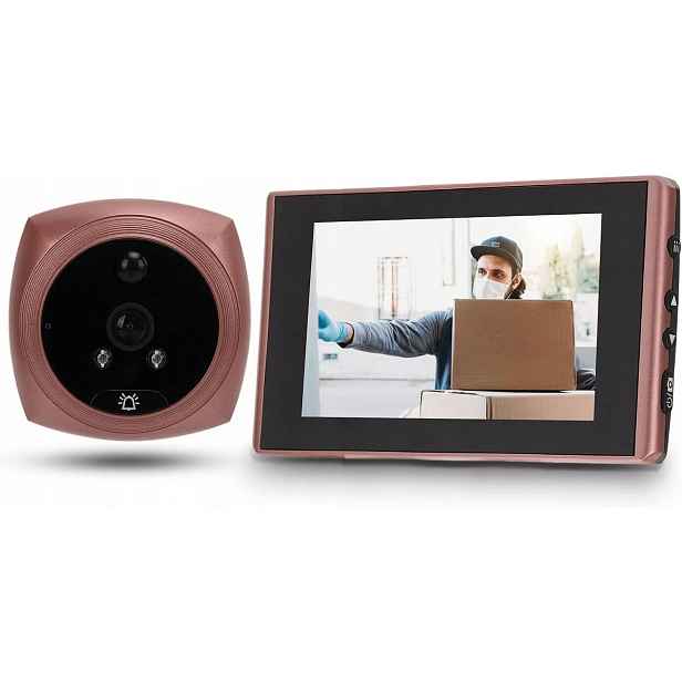 Zvonek na dveře 4,3palcový Digitální 160 stupňů, Ir noční vidění