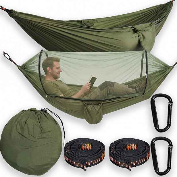 Cestovní Houpací Síť Pro Přežití Ultralehká Pro Kempování Bushcraft Velká