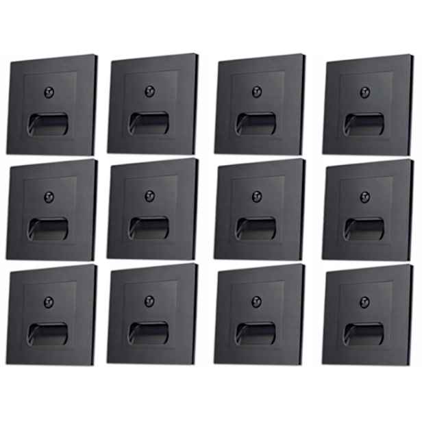 12 x Led schodišťová lampa 230V Nw Schodišťové osvětlení s pohybovým senzorem