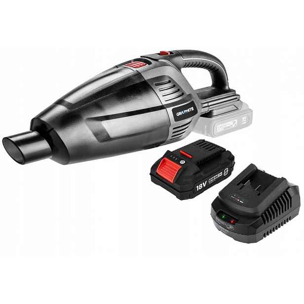 Graphite Vysavač Akumulátor 2AH Ruční Vertikální 18V 58G097 Sada 2V1 Kpl.
