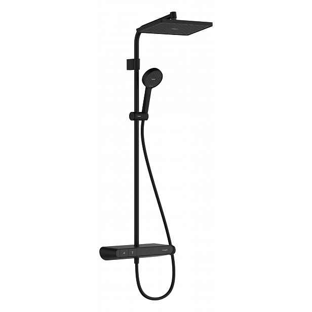 Hansgrohe Activera Q - Sprchový set s termostatem, 29x18 cm, 2 proudy, EcoSmart, matná černá 28648670