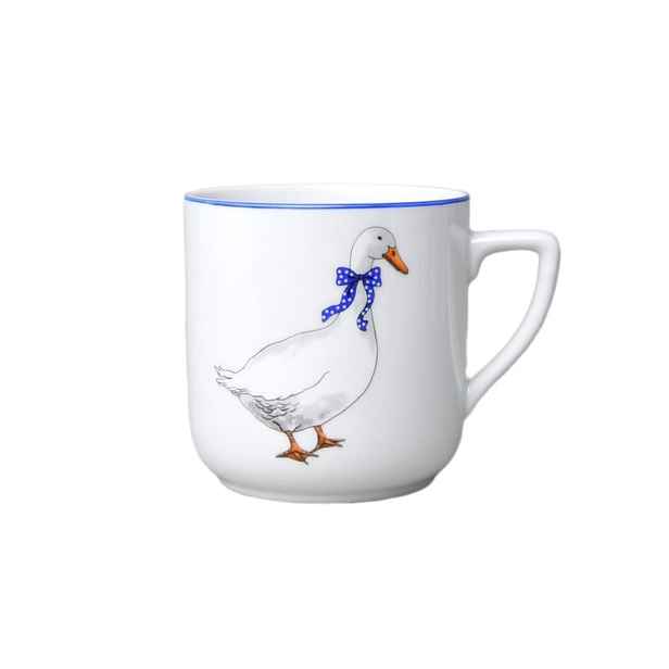 hrnek 400ml PĚTKA-HUSY U666, čes.porcelán