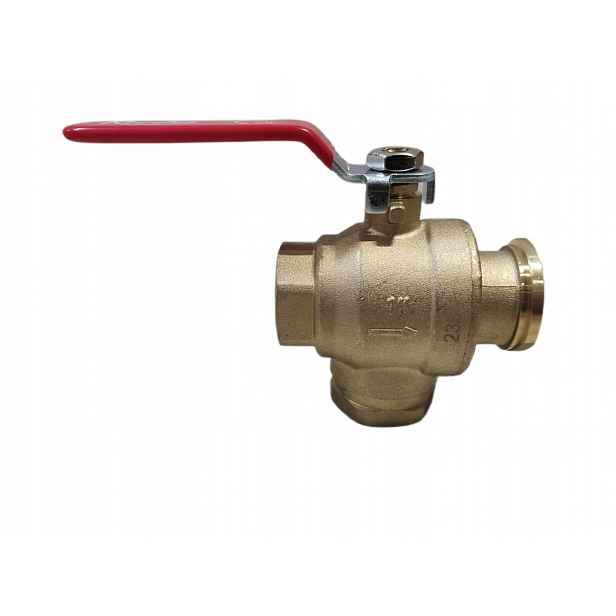 Kulový kohout s magnetickým filtrem a pološroubem Gw 1"x6/4" IMV