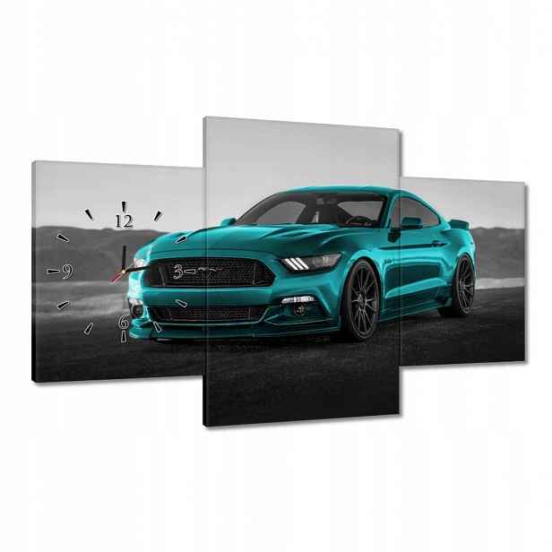 Hodiny 100x60 Ford Mustang Auto Usa