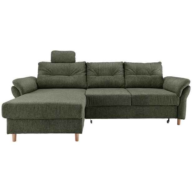 Livetastic ROHOVÁ SEDAČKA, textil, tmavě zelená