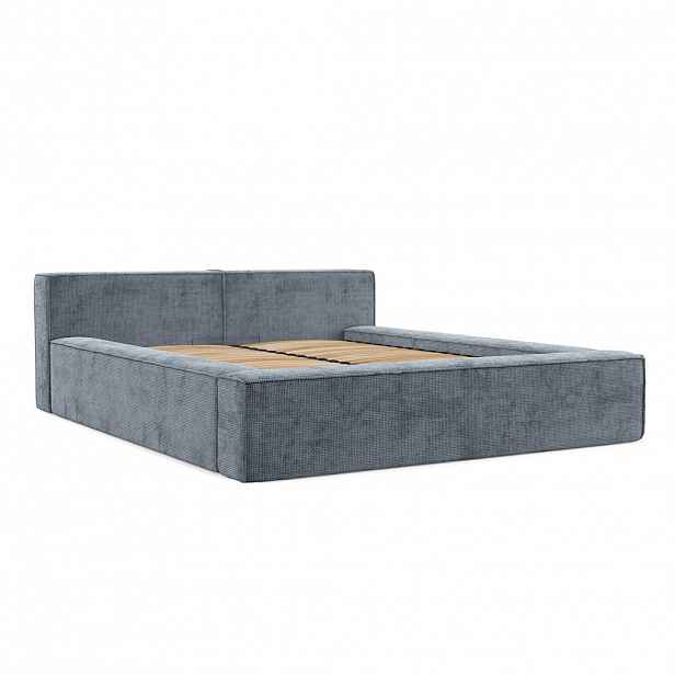 AltaBeds ČALOUNĚNÁ POSTEL CASTO 140/200 cm Světle modrá