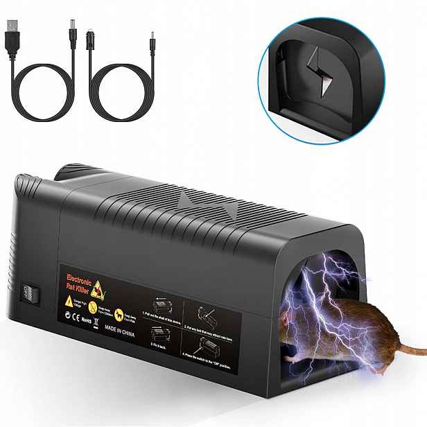 Elektrická Past Na Krysy Myšy Hlodavce No Tunelová Na Baterie