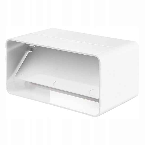 Spojka plochých kanálů Vents Spojka se zpětným ventilem 204 x 60 mm Pvc