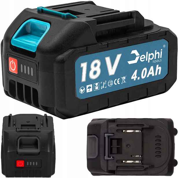 Akumulátor Lithium-iontová Vsuvná Baterie 4.0 Ah 18 V Li-ion