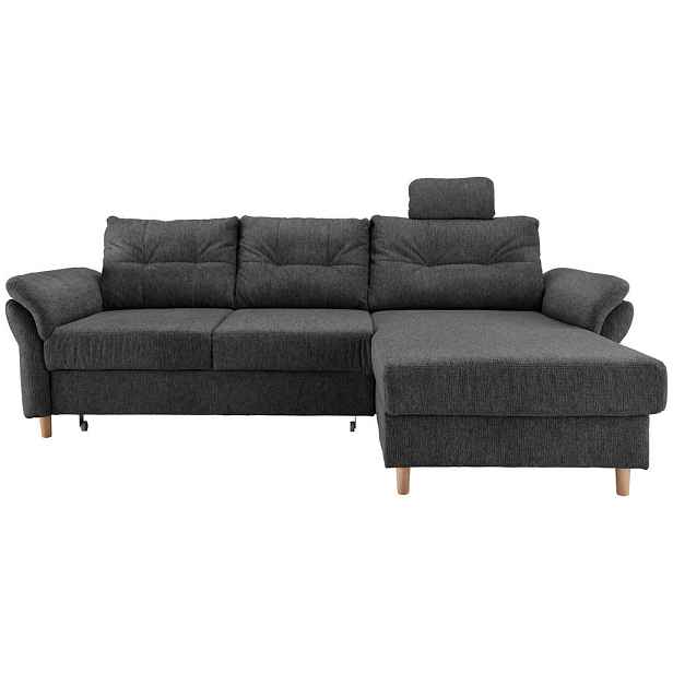 Livetastic ROHOVÁ SEDAČKA, textil, antracitová