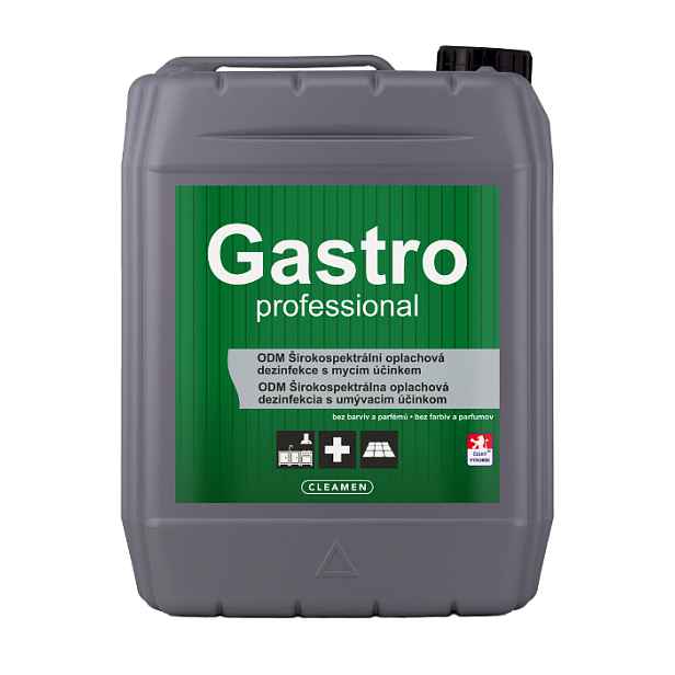 CLEAMEN Gastro professional CLEAMEN GP ODM Širokospektrální oplachová dezinfekce s mycím účinkem bez barv. a parf. 5 L