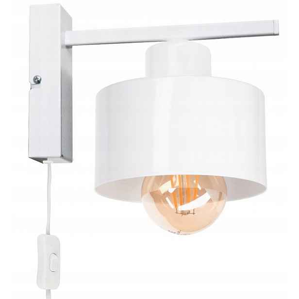 Nástěnná lampa Loft s vypínačem, kabelová nástěnná svítidla