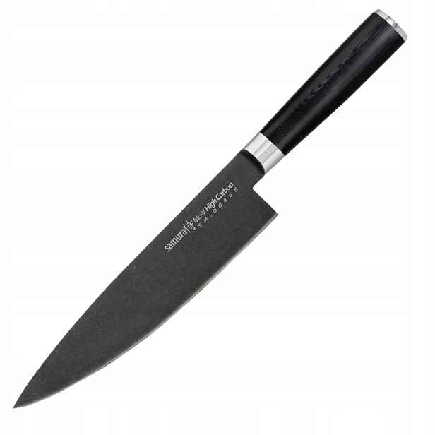 Samura Mo-V Stonewash nůž šéfa 20 cm AUS-8 59 Hrc rukojeť G10