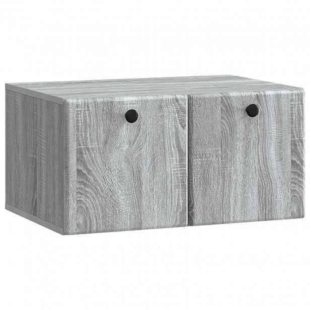 vidaXL Nástěnná TV skříň 59,5 x 41 x 30 cm Šedý Sonoma