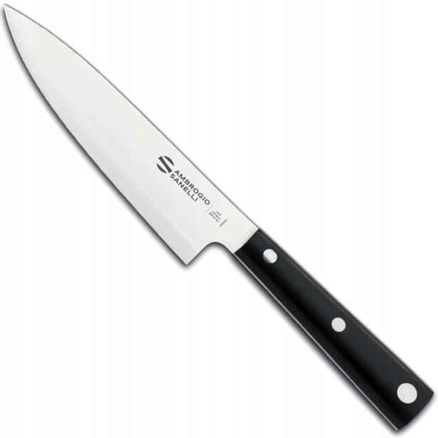 Nůž šéfkuchaře kuchyňský na sekání, krájení, délka 160 mm Hasaki Ambrogio