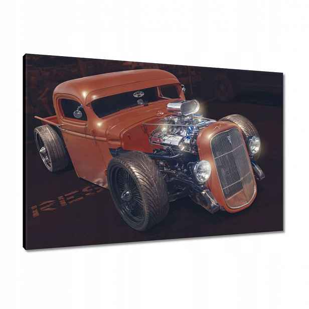 Obrazy 90x60 Rat Rod Usa Car