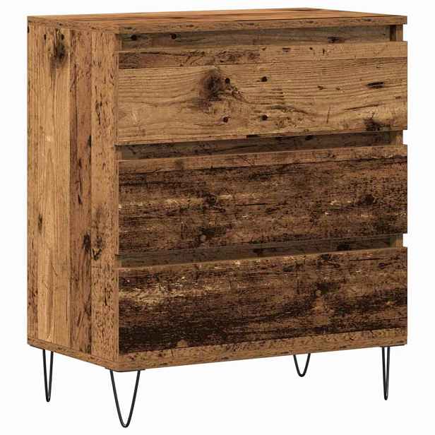 vidaXL Servírovací skříň Staré dřevo 60 x 35 x 70 cm Kompozitní dřevo