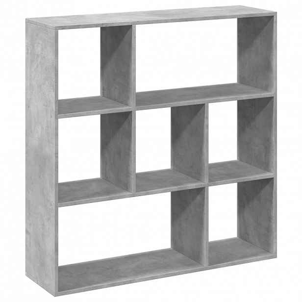vidaXL Knihovna/dělící stěna betonově šedá 102x29x103,5 cm kompozit