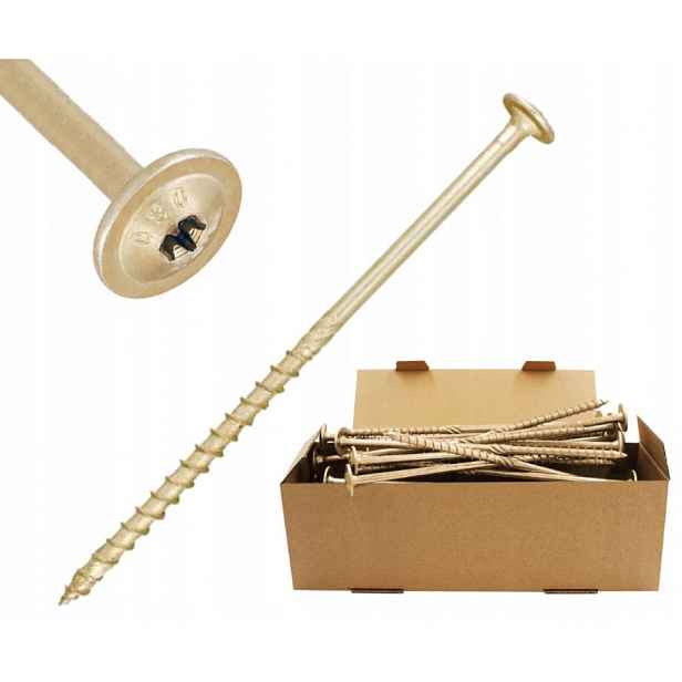 Tesařské Vruty 8x360 Torx Talířové 50 ks