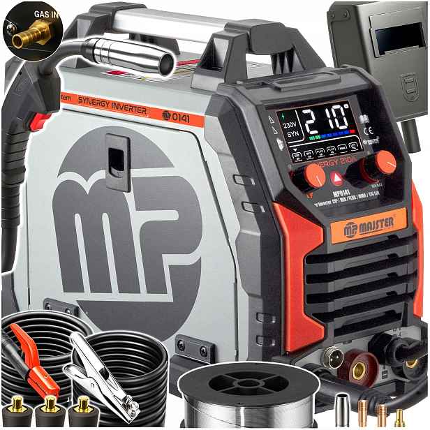 Invertorová svářečka Mig Co2 Flux Mma Tig migomat Synergia Majster MP0141